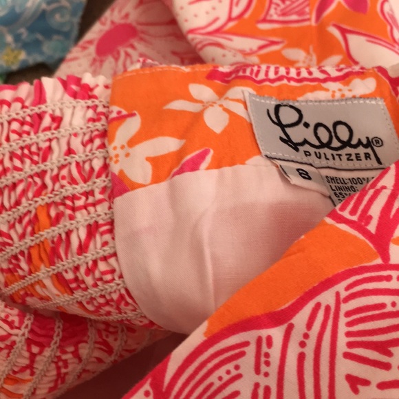 Lilly Pulitzer Girls Strappy Shift Dress 8 pink - Picture 2 of 4